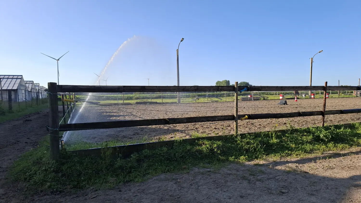 Feigel - Pumpentechnik, Bewässerungssysteme - Reitplatzbewässerung